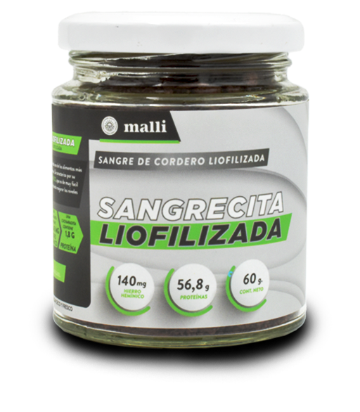 Sangrecita Liofilizada — Malli